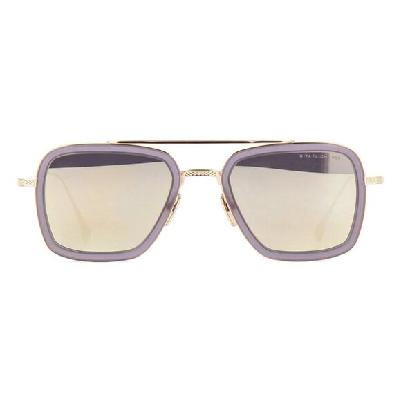 NEW DITA SUNGLASSES GOLD GREY AVIATOR UNISEX EYEWEAR DITA FLIGHT-006-7806-C - Picture 3 of 4